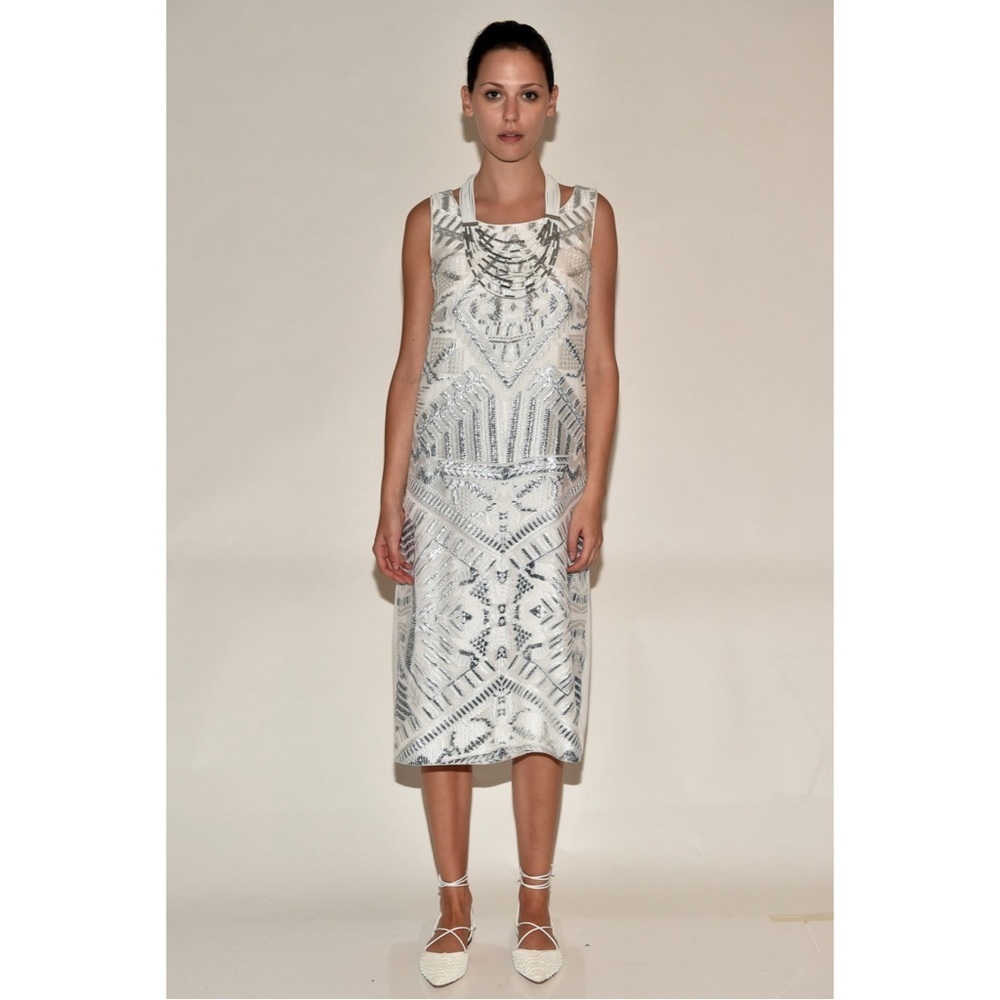 LAFAYETTE 148 New York Lola Midi Dress Size Medium